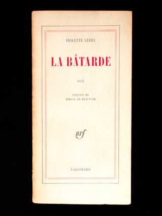 Item #10846 La Bâtarde. Violette Leduc, Simone de Beauvoir, Barbara Kafka, preface, provenance