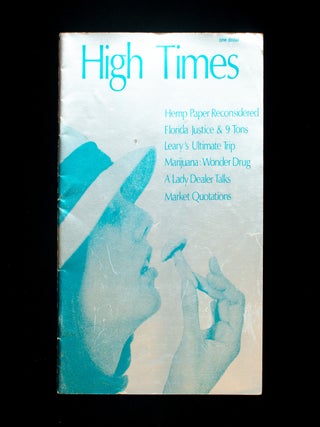 Item #11161 High Times. High Times, Thomas Forçade, John Wilcock Timothy Leary, publisher,...