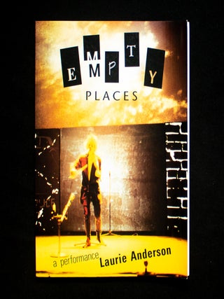 Item #11322 Empty Places. Laurie Anderson
