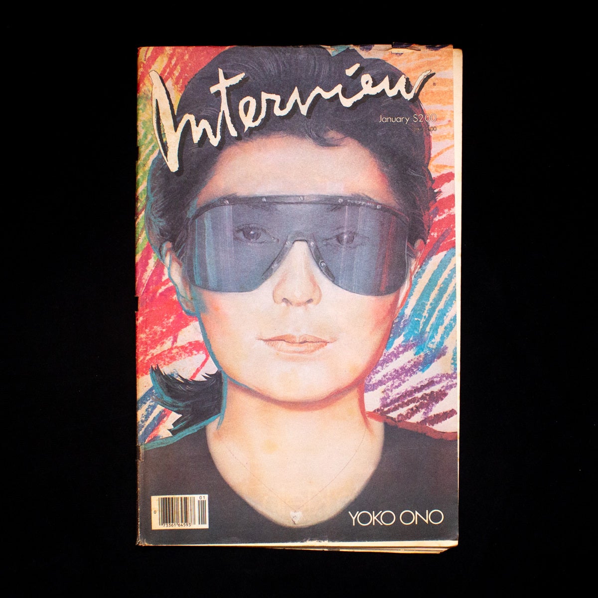 Interview | Interview, Andy Warhol, Yoko Ono, cover
