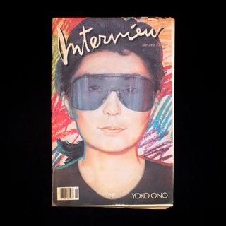 Item #11811 Interview. Interview, Andy Warhol, Yoko Ono, cover