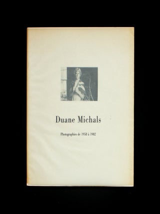 Item #11927 Duane Michals. Duane Michals, Michel Foucault, George Stambolian, text, provenance