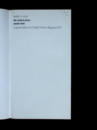 Purple 20 Years: The Richard Prince Purple Book
