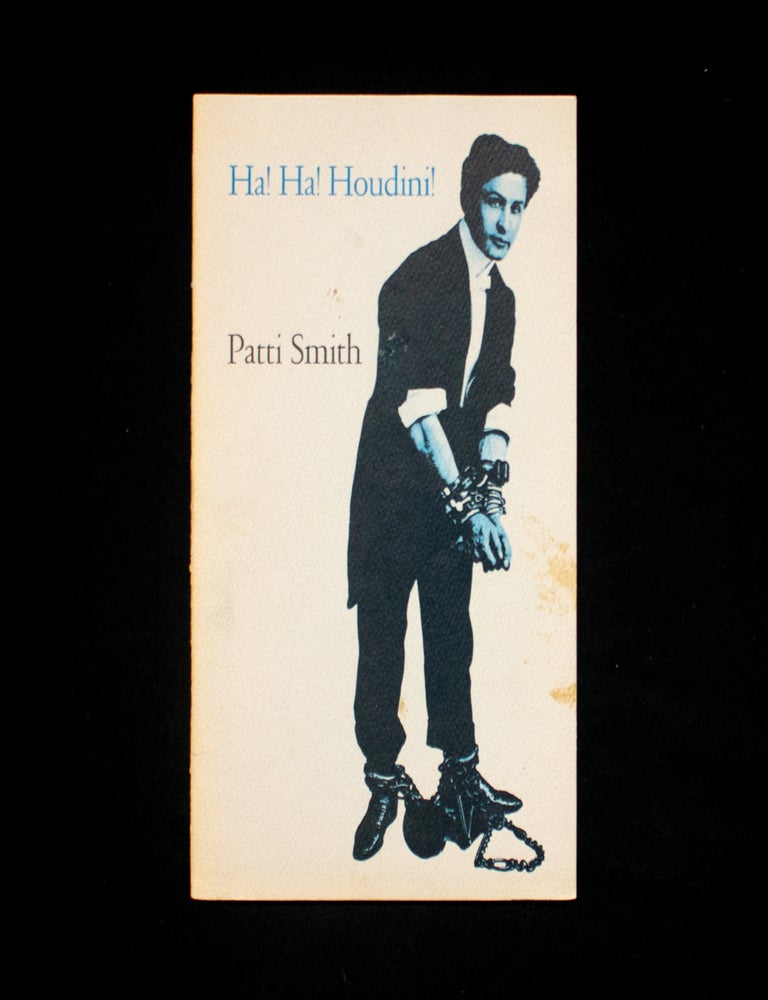 Item #12140 Ha! Ha! Houdini! Patti Smith.