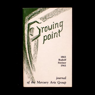 Item #12270 Growing Point. Rudolf Steiner, Gladys Mayer, Anne Stockton Goodwin, Frances Steloff,...