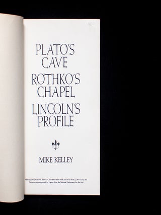 Plato’s Cave / Rothko’s Chapel / Lincoln’s Profile