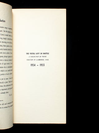 The Vestal Lady on Brattle and Other Poems