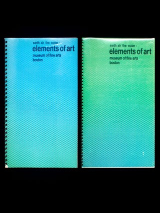 Item #12638 Earth Air Fire Water: Elements of Art. Boston Museum of Fine Arts, Virginia Gunter,...