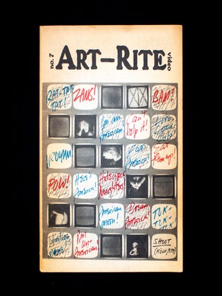 Item #12647 Art-Rite. Art-Rite, Edit deAk, Joshua Cohn, Walter Robinson, Anna Canepa, Vito...