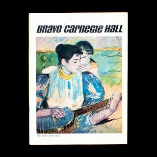 Item #12698 Bravo/Carnegie Hall. Woody Guthrie, Carnegie Hall, Harold Leventhal, Judy Collins,...
