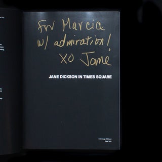 Jane Dickson In Times Square