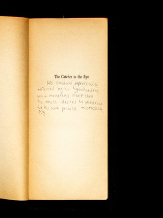 The Catcher In the Rye
