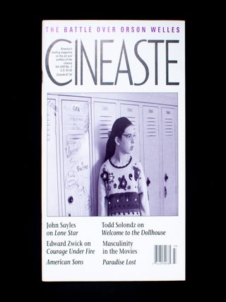Item #12930 Cineaste. Cineaste, Gary Crowdus