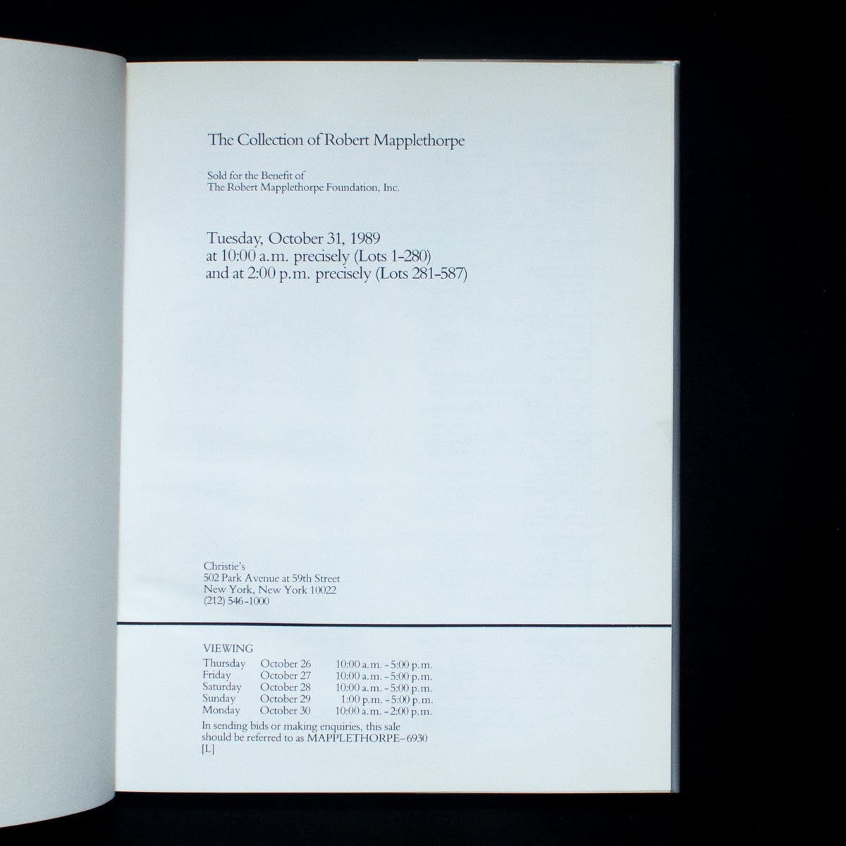 The Collection of Robert Mapplethorpe | Robert Mapplethorpe