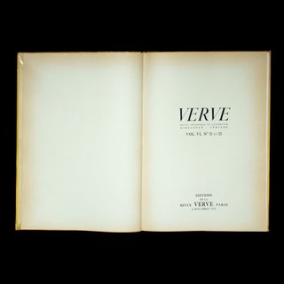 Verve: Revue Artistique et Littéraire