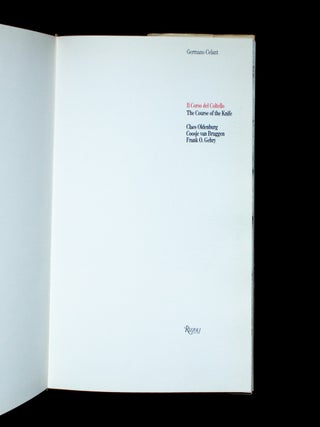 Il Corso del Coltello / The Course of the Knife