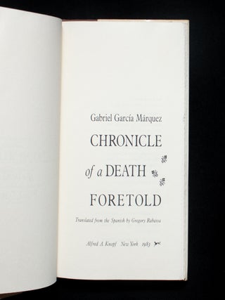 Chronicle of a Death Foretold