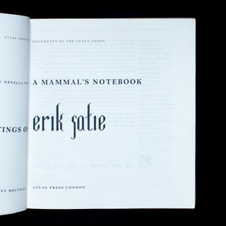 A Mammal's Notebook