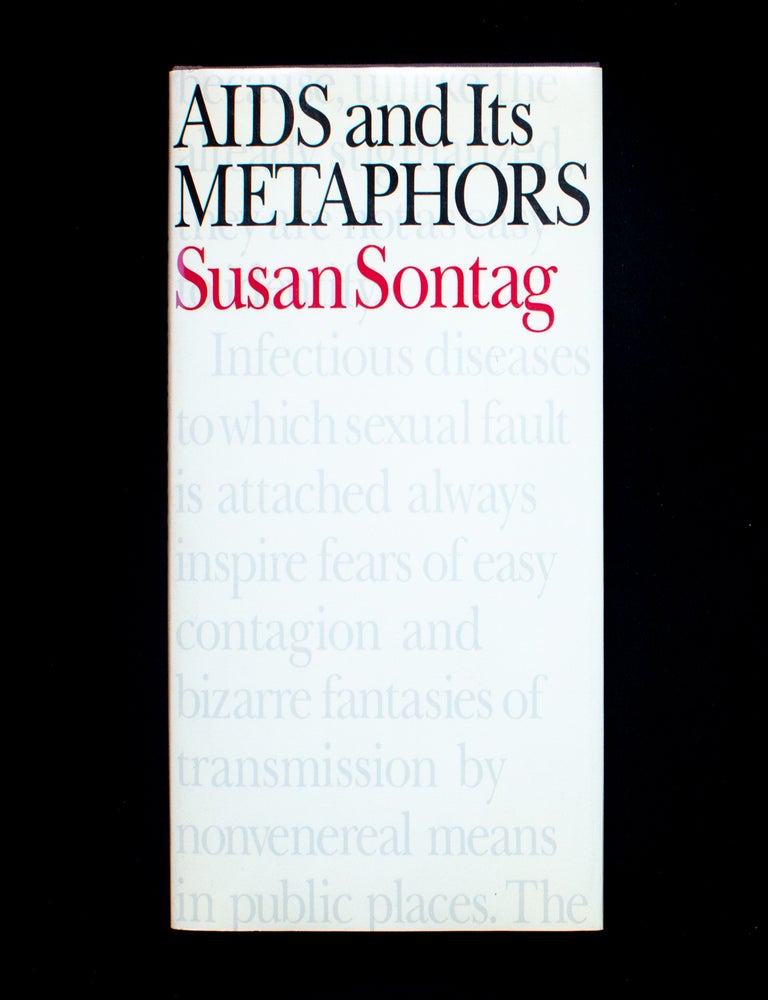 Item #13030 AIDS and Its Metaphors. Susan Sontag, Sigrid Nunez, provenance.