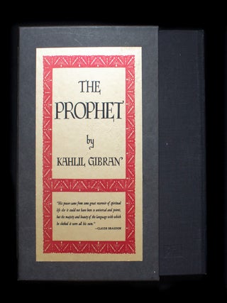 The Prophet. Kahlil Gibran.