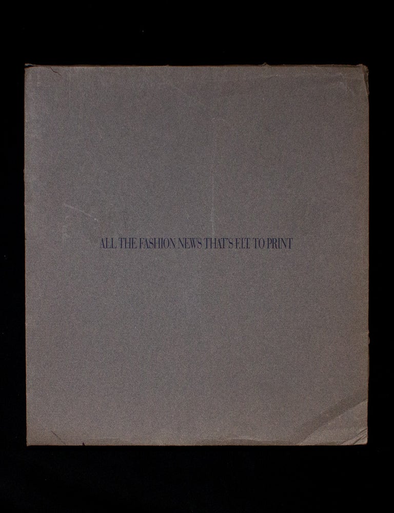Item #13043 Facets of Fashion in the New York Times. Jeanette J. Cain.