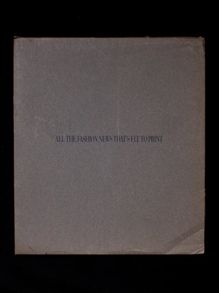 Item #13043 Facets of Fashion in the New York Times. Jeanette J. Cain