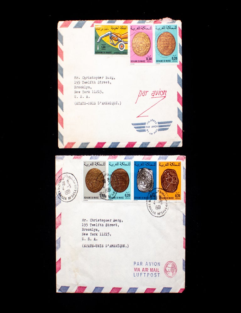 Item #13047 Two Typed Letters Signed. Paul Bowles, Christopher Berg, provenance.
