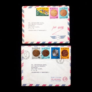 Item #13047 Two Typed Letters Signed. Paul Bowles, Christopher Berg, provenance