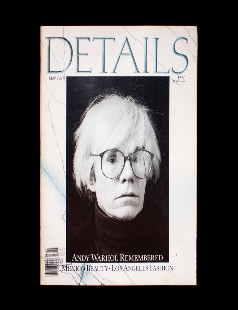 Item #13061 Details. Details, Annie Flanders, Andy Warhol, Cookie Mueller, Michael Musto, cover, contributors.