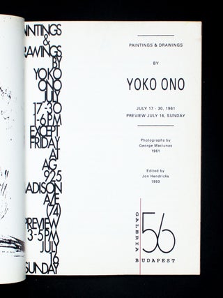 Paintings and Drawings by Yoko Ono
