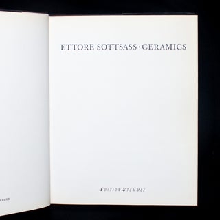 Ettore Sottsass: Ceramics