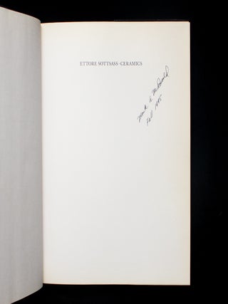 Ettore Sottsass: Ceramics