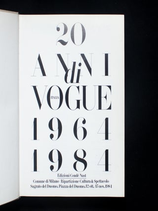 20 Anni di Vogue Italia