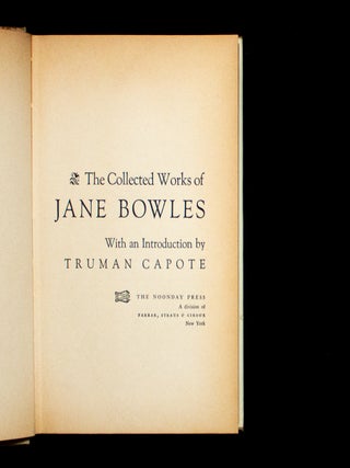 The Collected Works of Jane Bowles