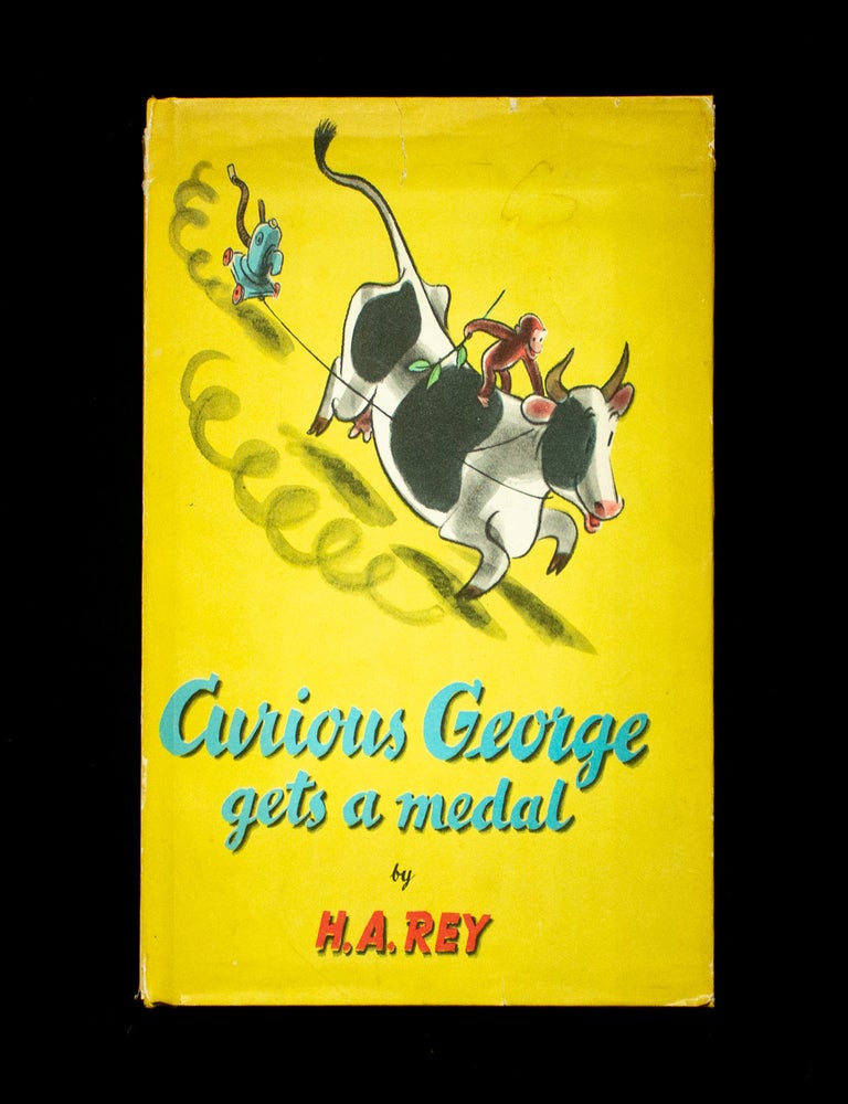 Item #13272 Curious George Gets a Medal. H. A. Rey, and Margret.