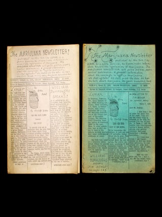 The Marijuana Newsletter! Marijuana Newsletter, Randolfe Wicker, Ed.