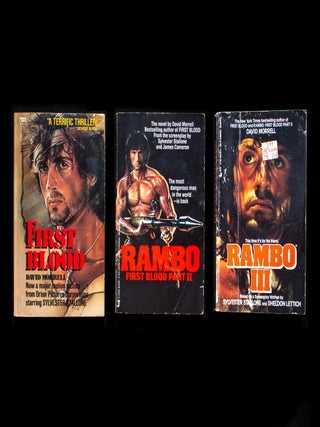 First Blood, Rambo: First Blood Part II, Rambo III. David Morrell, James, Sylvester Stallone.
