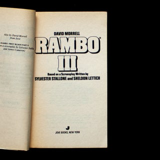 First Blood, Rambo: First Blood Part II, Rambo III