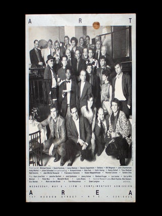 Art / Area. Area, Michael Halsband, Basquiat, photographer.