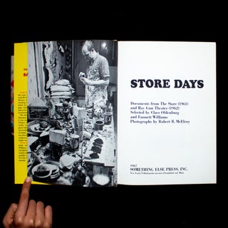 Store Days. Documents from The Store (1961) and Ray Gun Theater (1962)