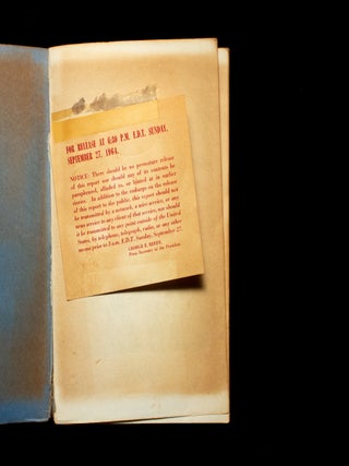 Report of the President's Commission on the Assasination of President John F. Kennedy