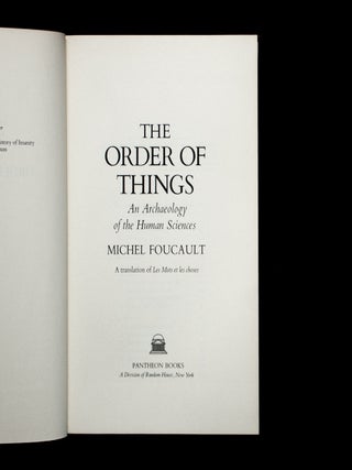 The Order of Things