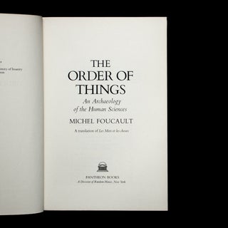 The Order of Things