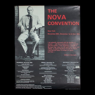 Item #13432 The Nova Convention. William Burroughs, Tina Freeman, photographer