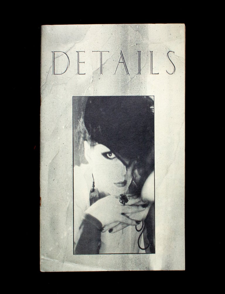 Item #13440 Details. Details, Annie Flanders, Susanne Bartsch, cover.