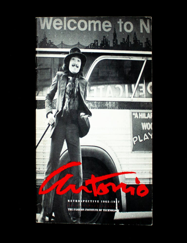 Item #13472 Antonio. Antonio Lopez, Richard Miller, Bill Cunningham, Juan Ramos, text, cover photo, design.