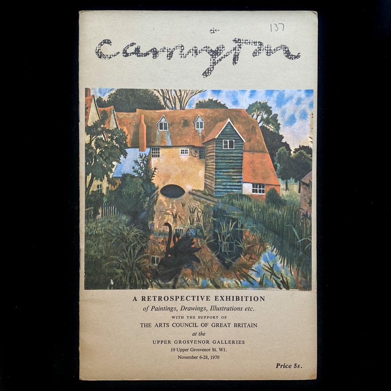 Item #4809 Carrington. Dora Carrington, Max Wykes-Joyce, introduction.