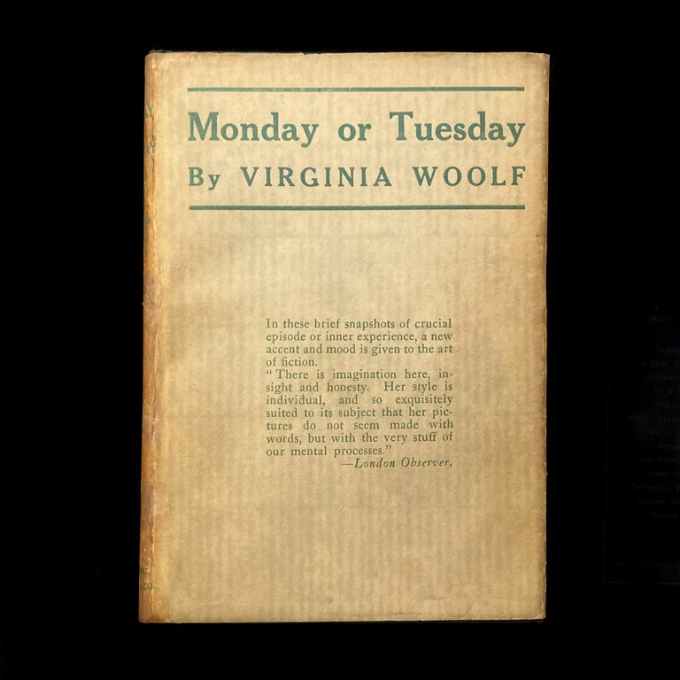 Item #5203 Monday or Tuesday. Virginia Woolf.