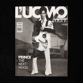 Item #6055 L'Uomo Vogue. Franca Sozzani, Steven Klein, Prince, -in-chief, cover photo, cover model
