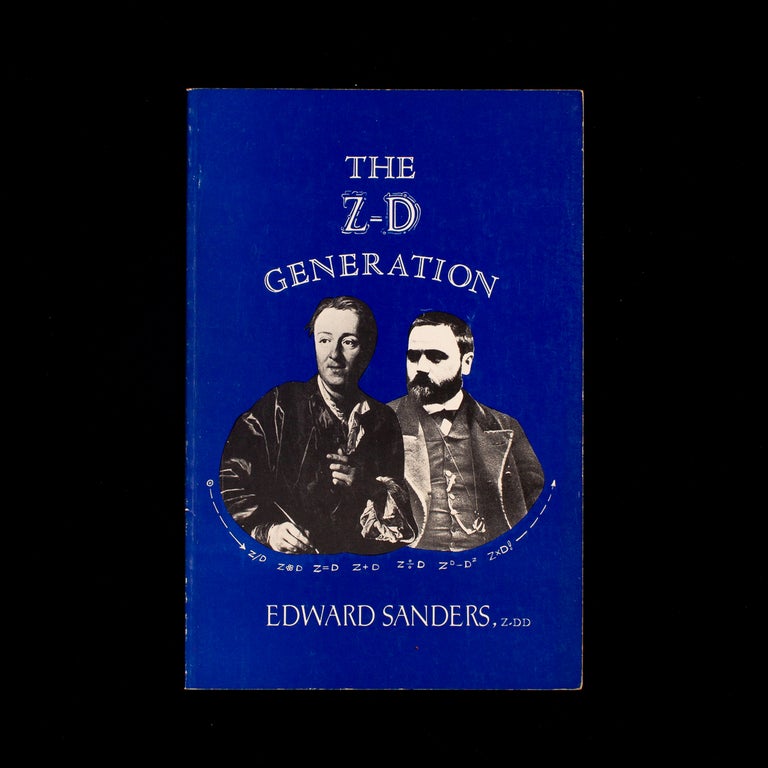 Item #6165 The Z-D Generation. Edward Sanders.
